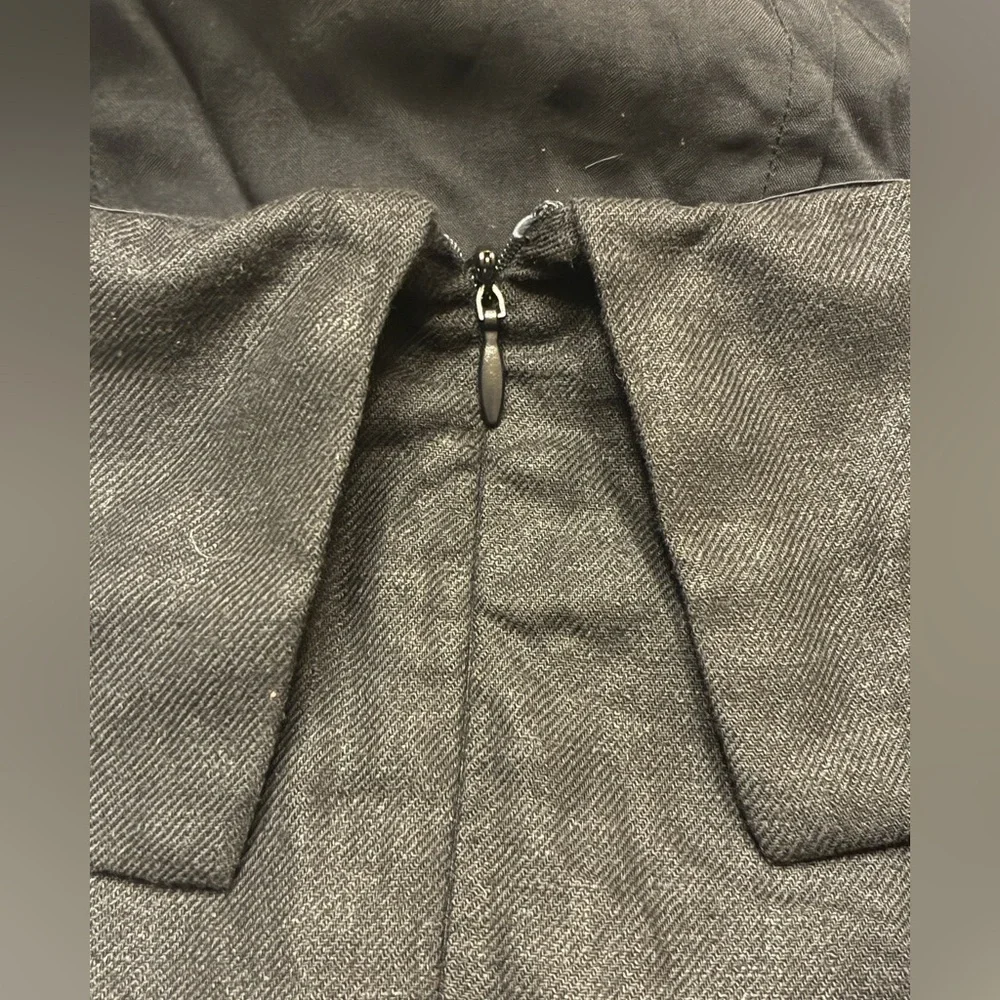 NWT. Zara Black Linen Blend Strapless Long Jumpsuit. Size M.